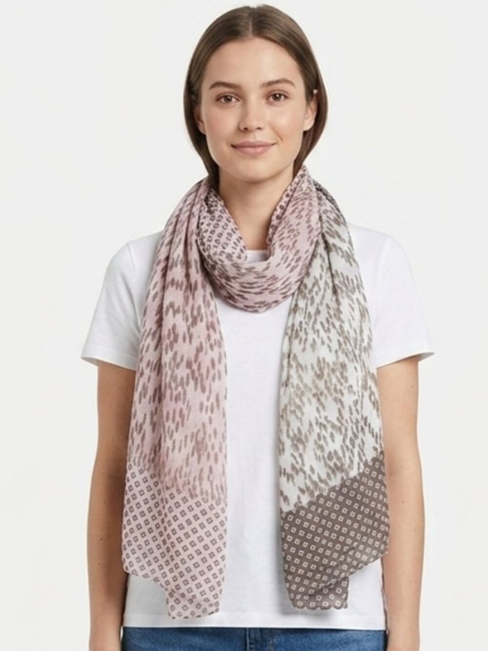 Sandwich Lightweight Viscose Wrap/Scarf